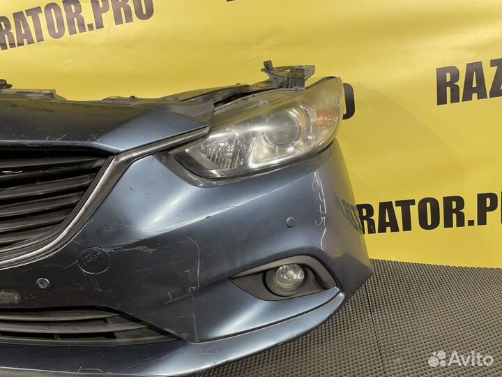 Бампер передний в сборе ноускат Mazda 6