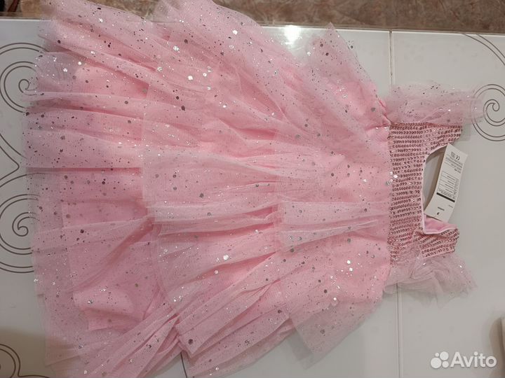 Детское нарядное платье 92