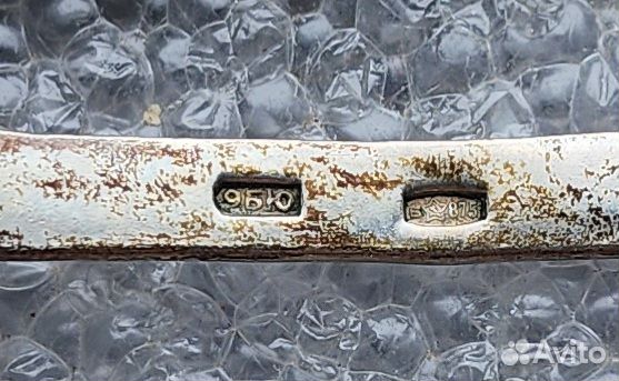 Набор серебряных чайных ложек 875 проба СССР