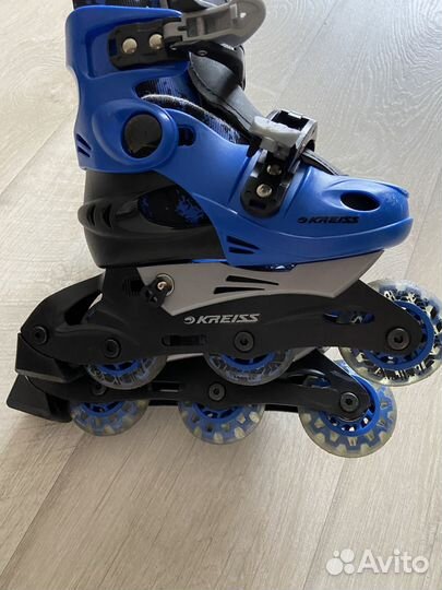 Роликовые коньки Kreiss (26-29), шлем и защита