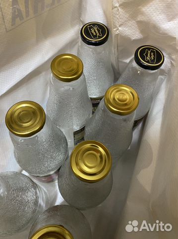 Стеклянная бутылка 1 л для сока