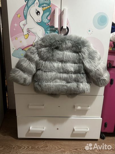Шуба для девочки 104