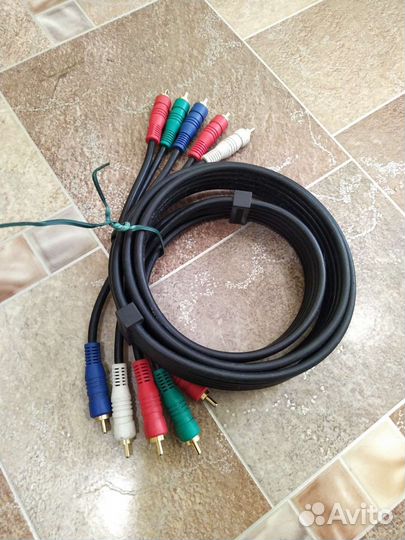 Видео кабель 5rca x 5rca