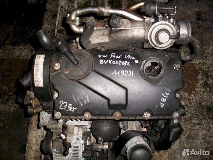BVK Двигатель Volkswagen Sharan 1 06г 1.9 TDI