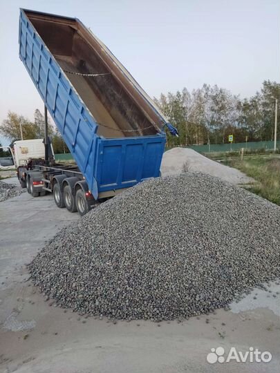 Песок, гравий, земля, доставка