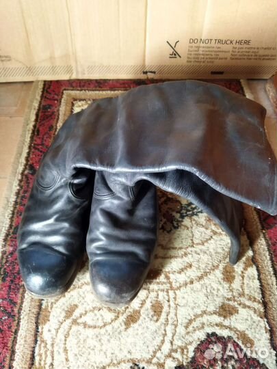 Сапоги офицерские яловые хромовые СССР