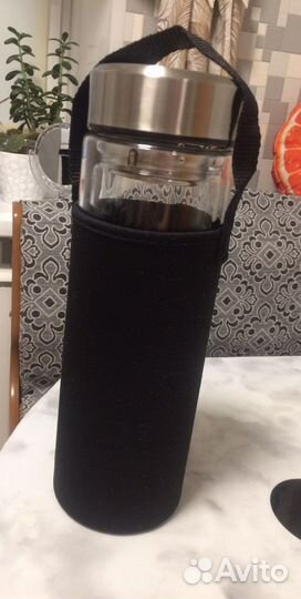 Бутылка заварочная из стекла