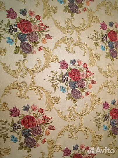 Мебельная ткань жаккард Букет