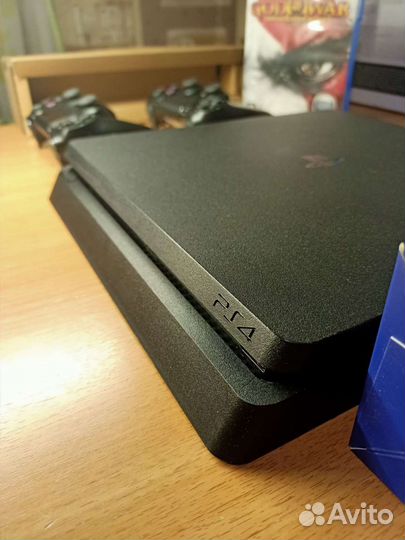 Sony PS4 slim. гарантия+ игры