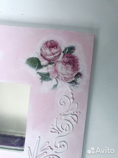 Зеркало IKEA декупаж