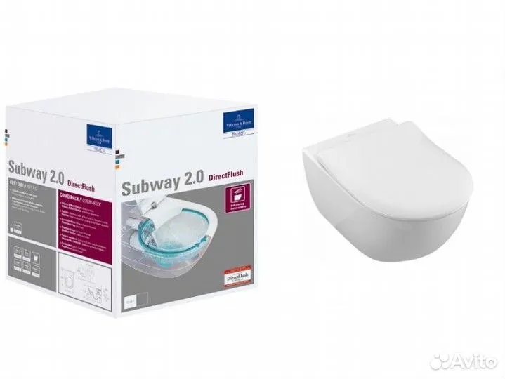 Унитаз Villeroy&Boch Subway 2.0 5614R2R1