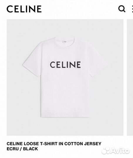 Футболка Celine