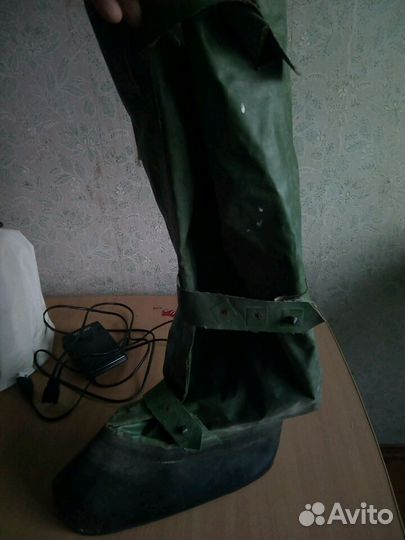 Брезентовые сапоги с калошами с верхом д