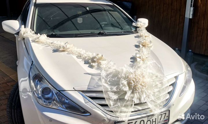 Украшения на свадебное авто