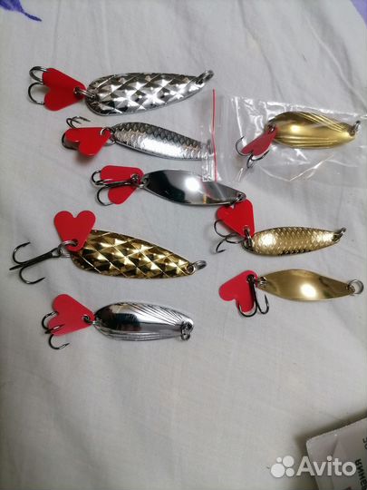 Блесны, воблеры,крючки