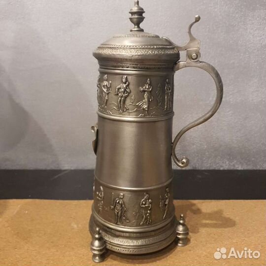 Роскошная антикварная пивная кружка 