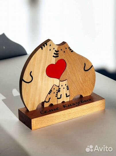 Фигурки животных из дерева