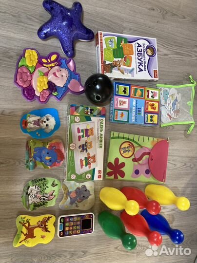 Пакет развивающих игрушек для самых маленьких
