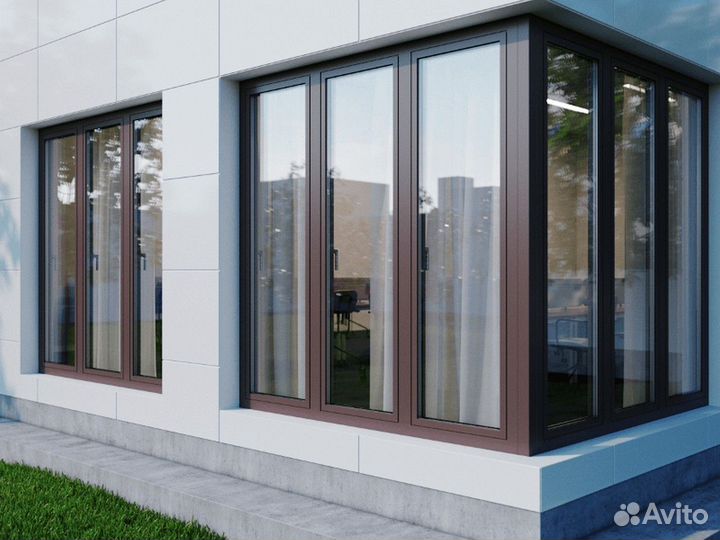 Алюминиевые фасады от производителя под ключ