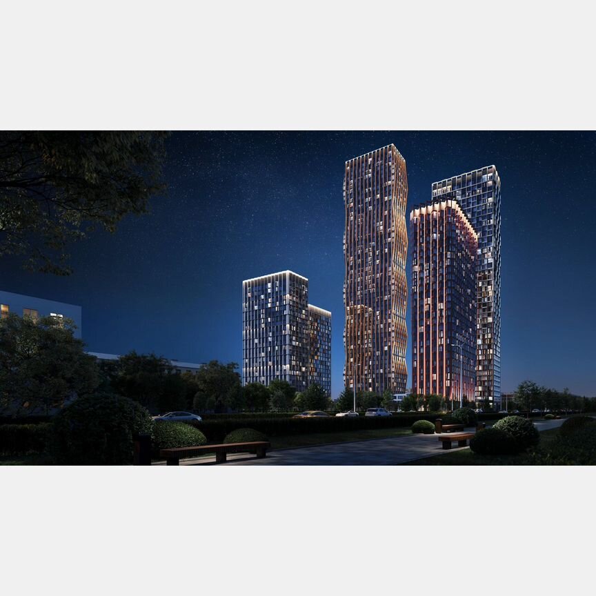 1-к. квартира, 48,5 м², 3/23 эт.