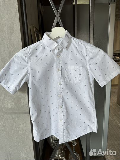 Рубашка школьная для мальчика 134