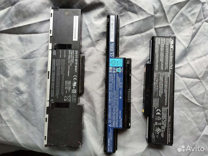 Аккамуляторы для ноутбуков