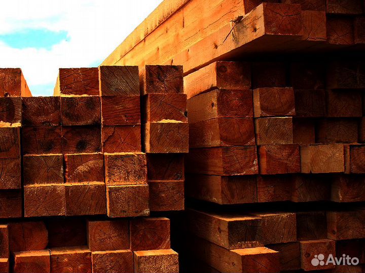 Брус из лиственницы для дачных домов