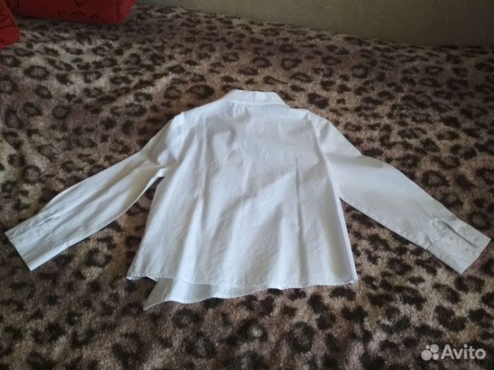 Белая рубашка Zara для девочки 134