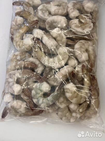 Креветки королевские ваннамей без головы