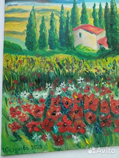 Картина Солнечная Италия 30 х 40 масло