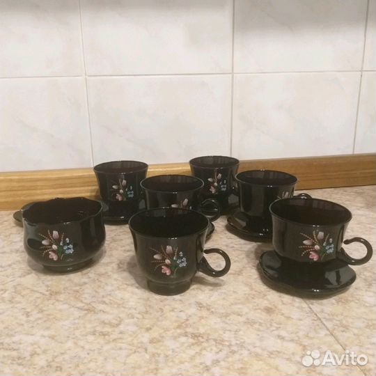 Кофейный/чайный стеклянный набор