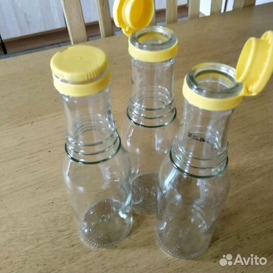 Бутылочки 180мл с плотной крышкой-пробкой