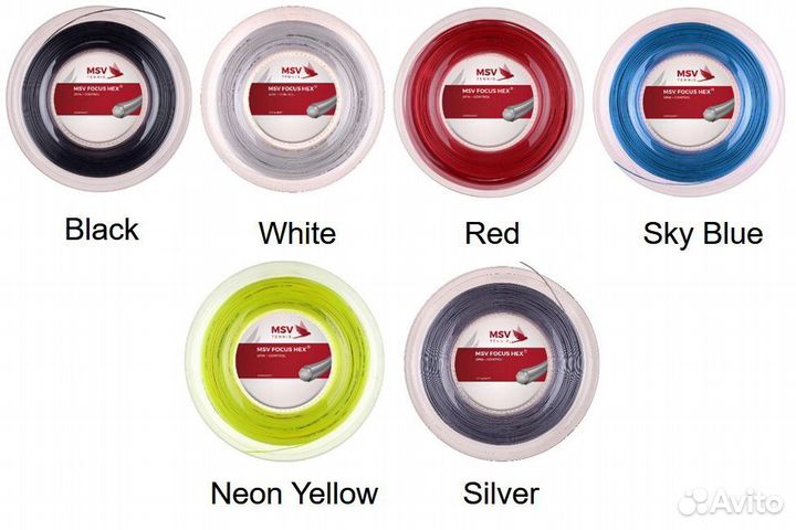 Струна MSV Focus Hex 1.23 и 1.27мм