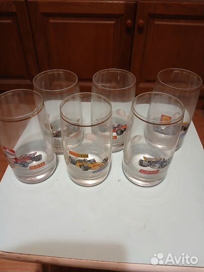 Стаканы с машинками чехословакия