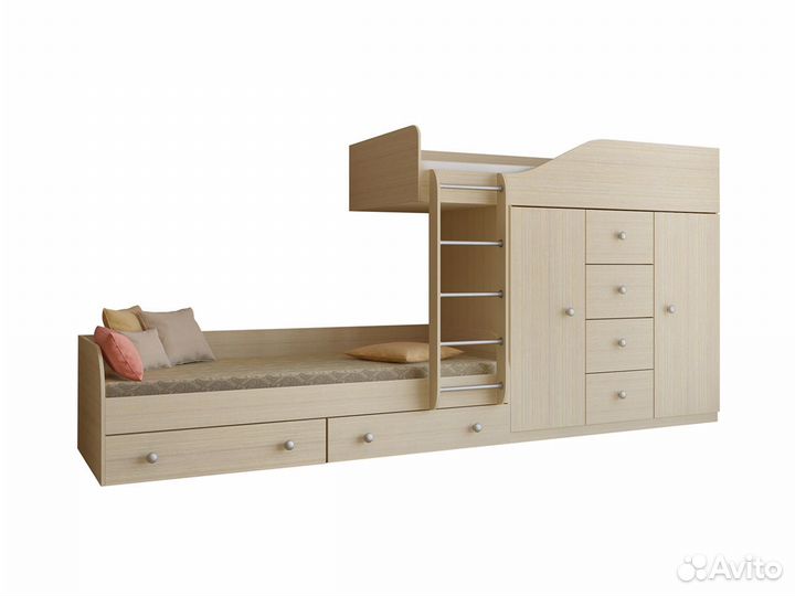 Кровать двухъярусная Астра 6
