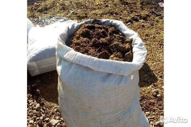 Навоз конский в мешках с доставкой