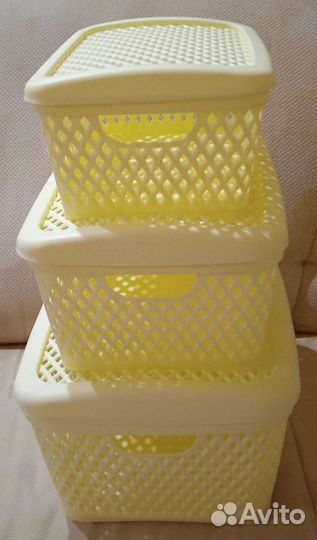 Корзинки с крышками