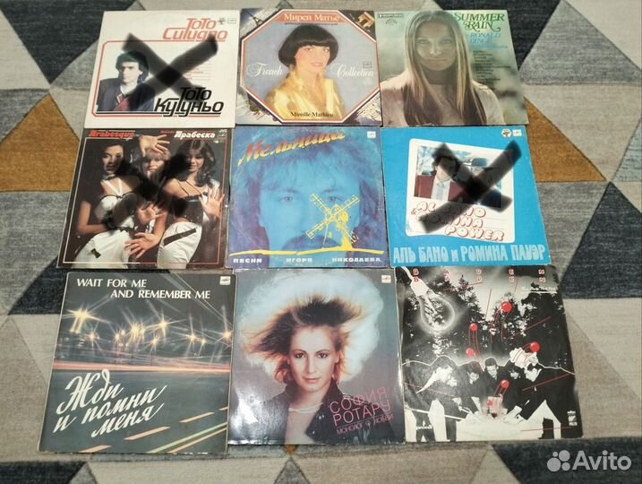 Виниловые пластинки СССР