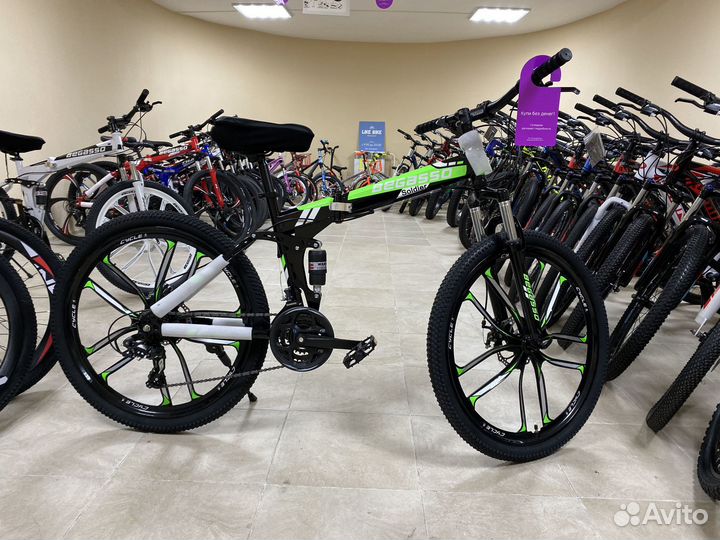 Велосипед складной на литых дисках