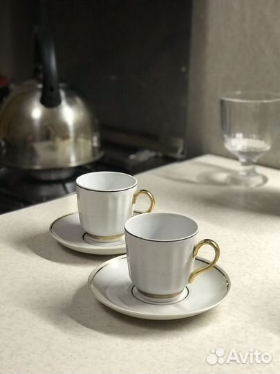 Кофейная пара СССР фарфор