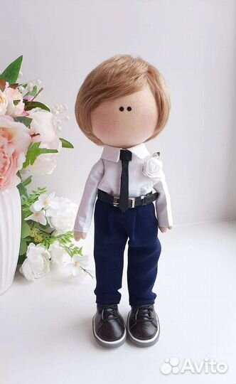 Кукла тильда ручной работы. Свадебная интерьерная