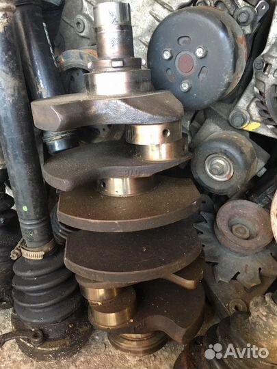 Ауди ABC 2.6 двс в разборе AAH 2.8 коленвал