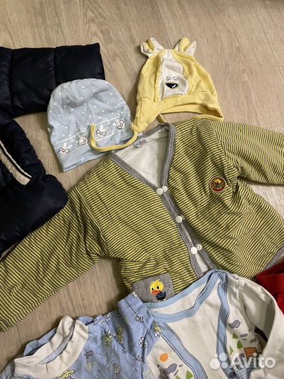 Вещи пакетом на мальчика до 1,5 лет