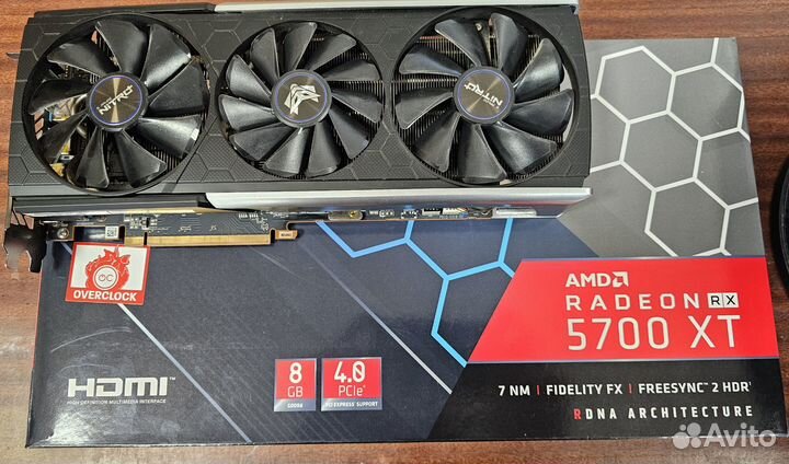 Видеокарта Sapphire Nitro+ RX 5700 XT