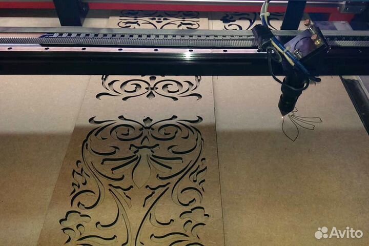 Лазерная резка. Фанера, пэт, мдф, оргстекло, к/бум