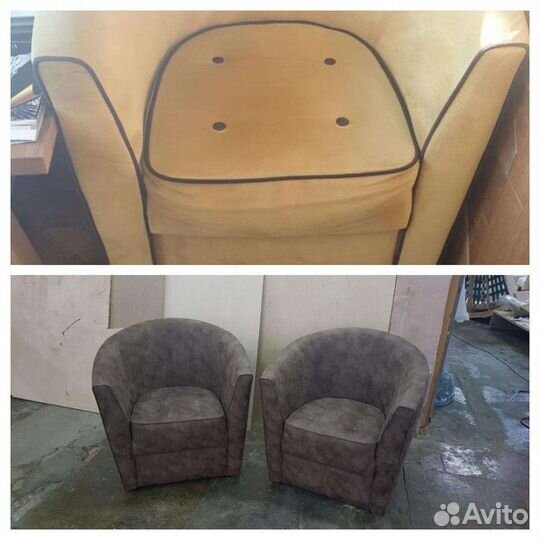 Перетяжка, ремонт и изготовление мягкой мебели