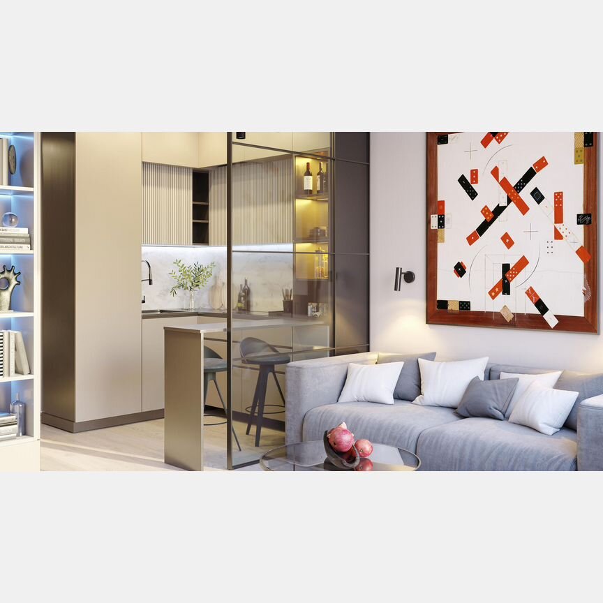 1-к. апартаменты, 36 м², 23/28 эт.