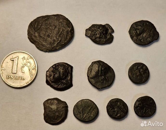 10 античных монет Боспорского царства