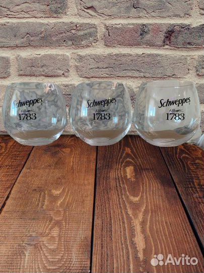 Бокалы Schweppes 450 мл новые