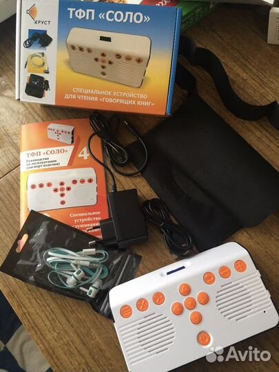 Тифлофлешплеер «соло» для чтения говорящих книг